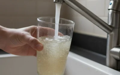 Agua turbia después de una reparación: qué debes comprobar